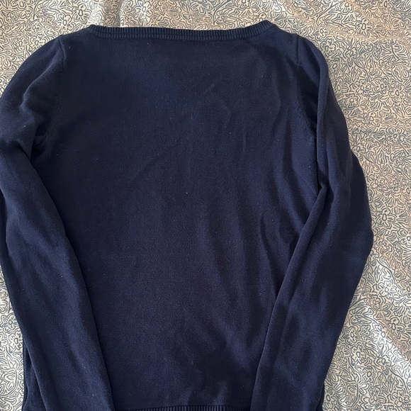 Lilly Pulitzer Navy Sweater “ No Skinny Dipping…. Alone” - Picture 6 of 6